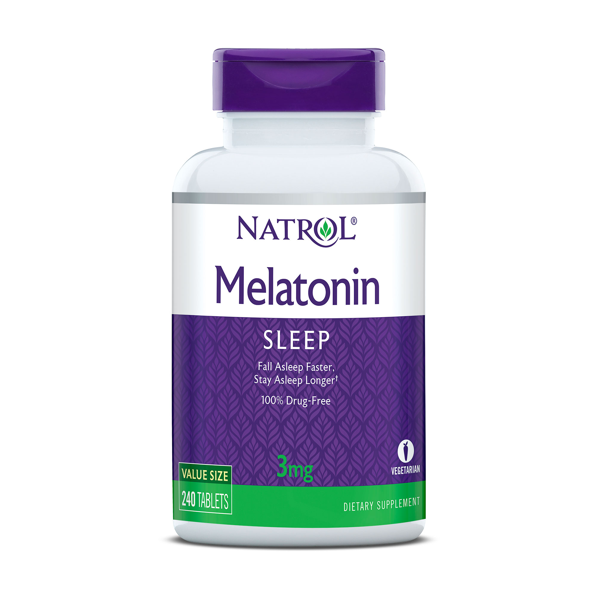 Мелатонін Natrol Melatonin Sleep 3 мг, 240 таблеток